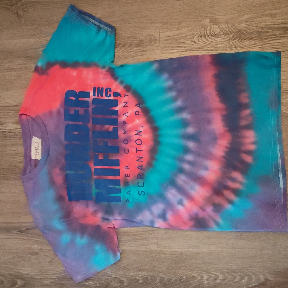 Men's Sm Short Sleeve Handmade Tie Dye Shirt